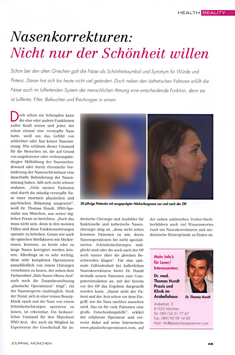 Dr. Hundt Journal Mnchen 2004